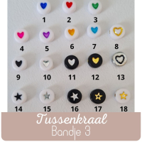 Telefoonnummerarmbandje Zelf Samenstellen